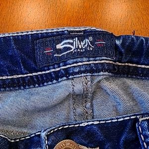 Womens silver jeans size 32
